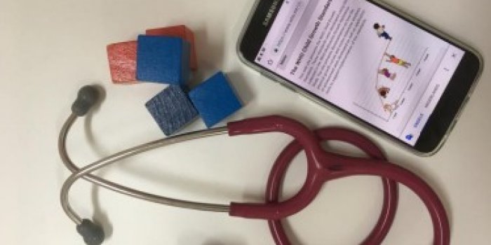 stethoscoop en smartphone